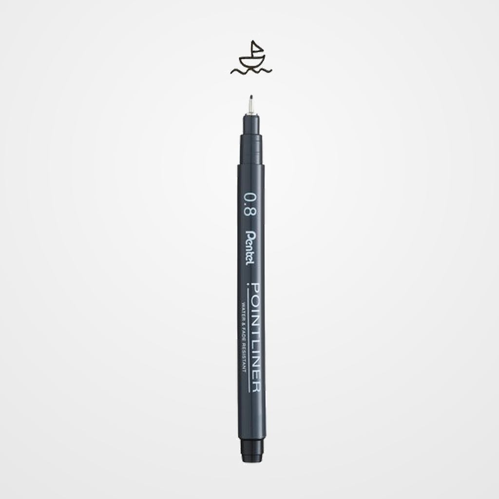 ROTULADOR CALIBRADO PENTEL S20P POINTLINER 0,8 mm