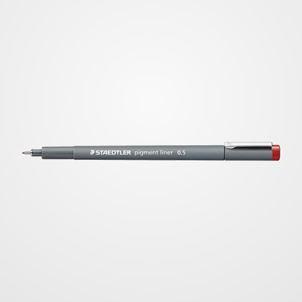 ROTULADOR CALIBRADO STAEDTLER 308 PIGMENT LINER 0,5 mm ROJO