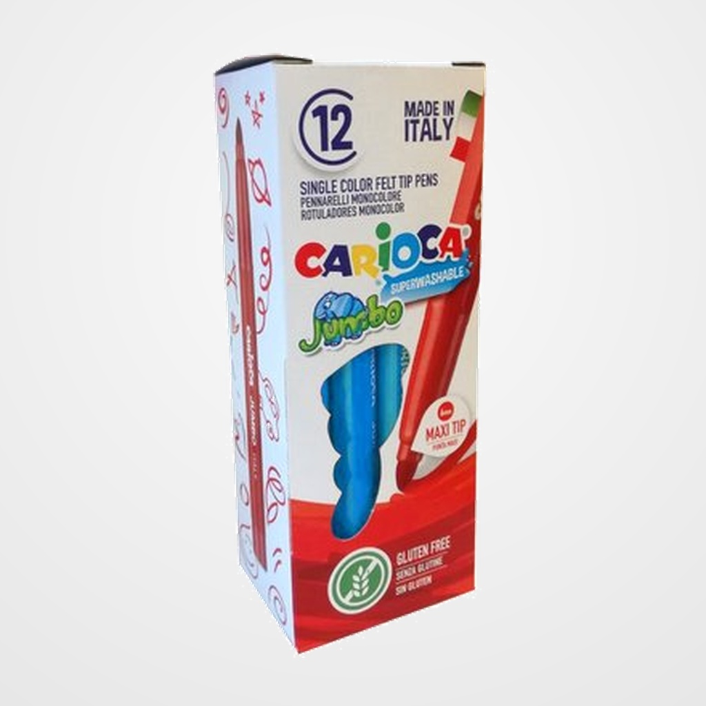 ROTULADOR FIBRA CARIOCA JUMBO CELESTE