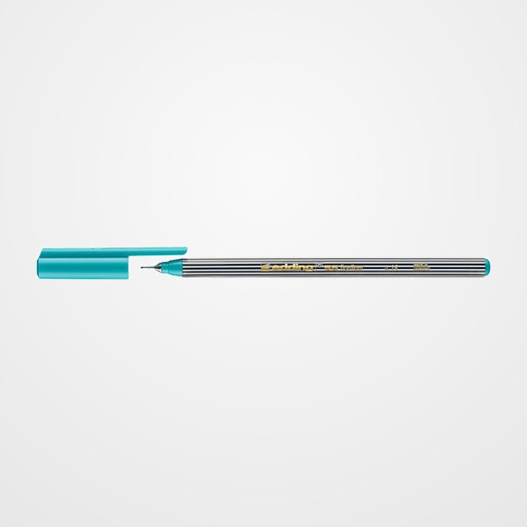 ROTULADOR FIBRA EDDING   55 FINELINER  AZUL TURQUESA