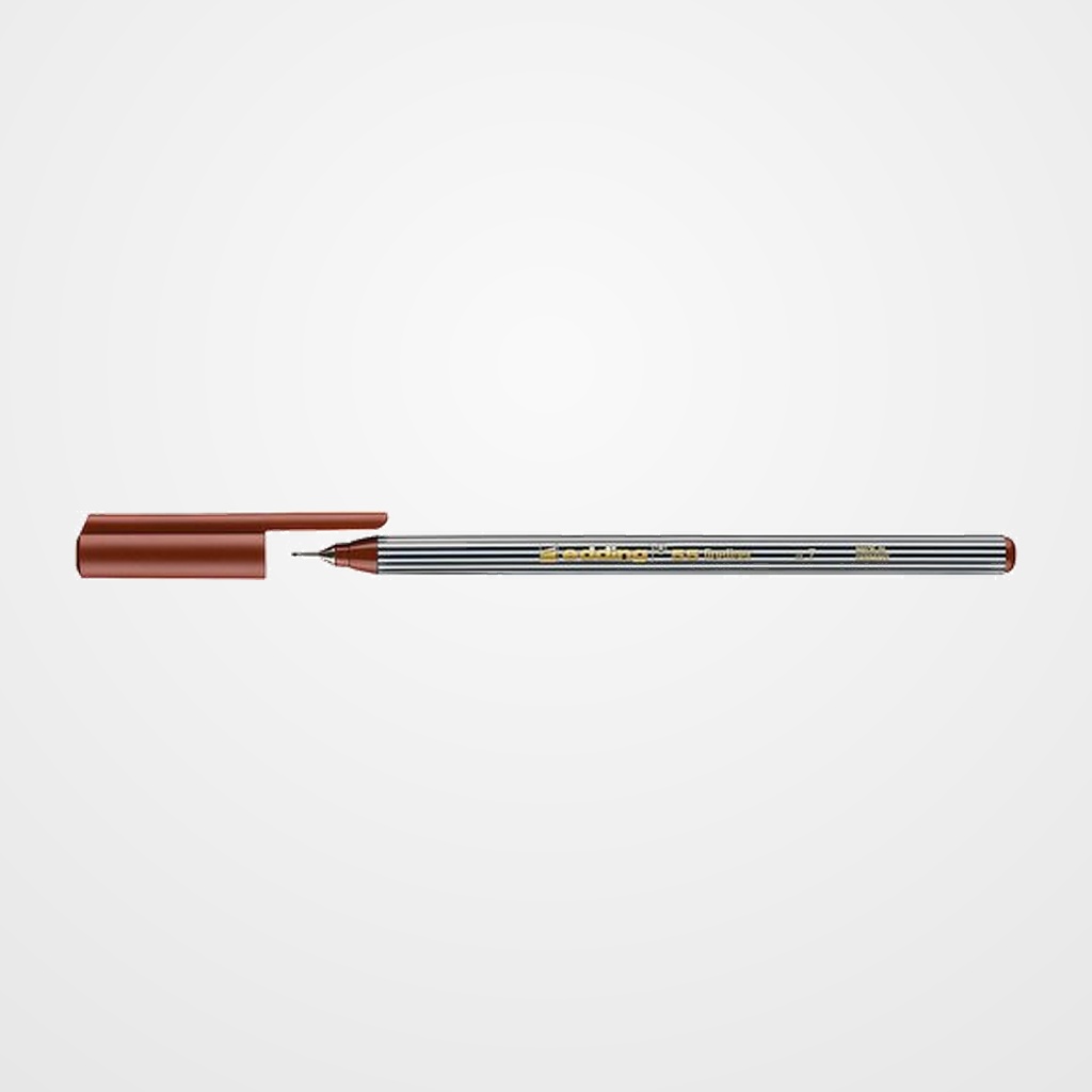 ROTULADOR FIBRA EDDING   55 FINELINER  MARRON
