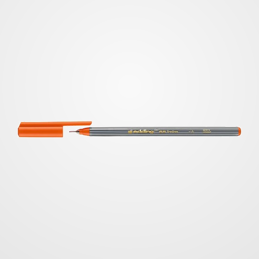 ROTULADOR FIBRA EDDING   55 FINELINER  NARANJA
