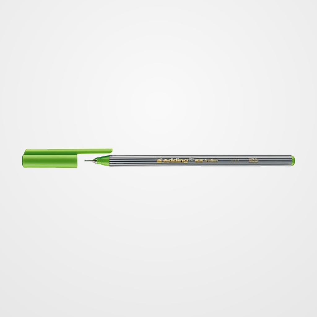 ROTULADOR FIBRA EDDING   55 FINELINER  VERDE CLARO