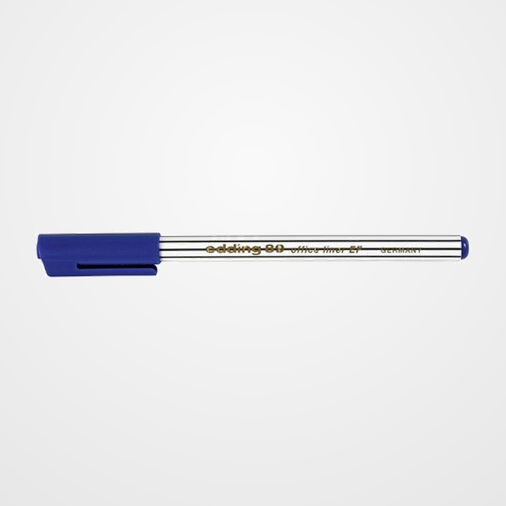 ROTULADOR FIBRA EDDING   89 OFFICE LINER EF AZUL