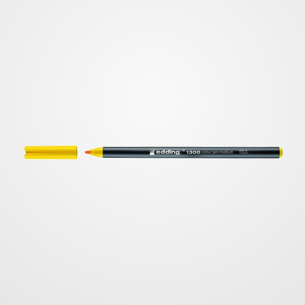 ROTULADOR FIBRA EDDING 1300  AMARILLO