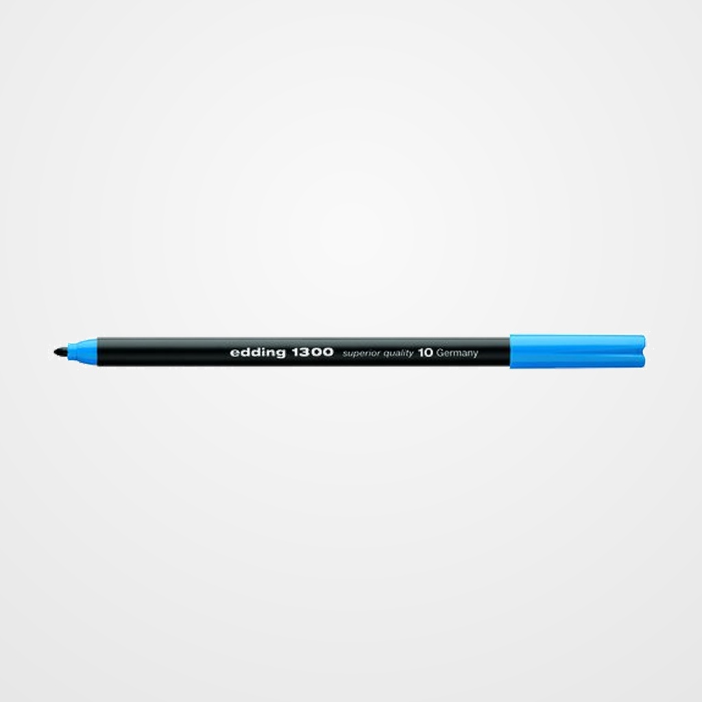 ROTULADOR FIBRA EDDING 1300  AZUL CLARO