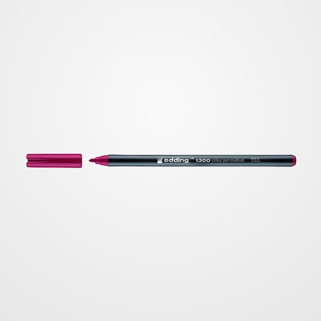 ROTULADOR FIBRA EDDING 1300  CARMIN