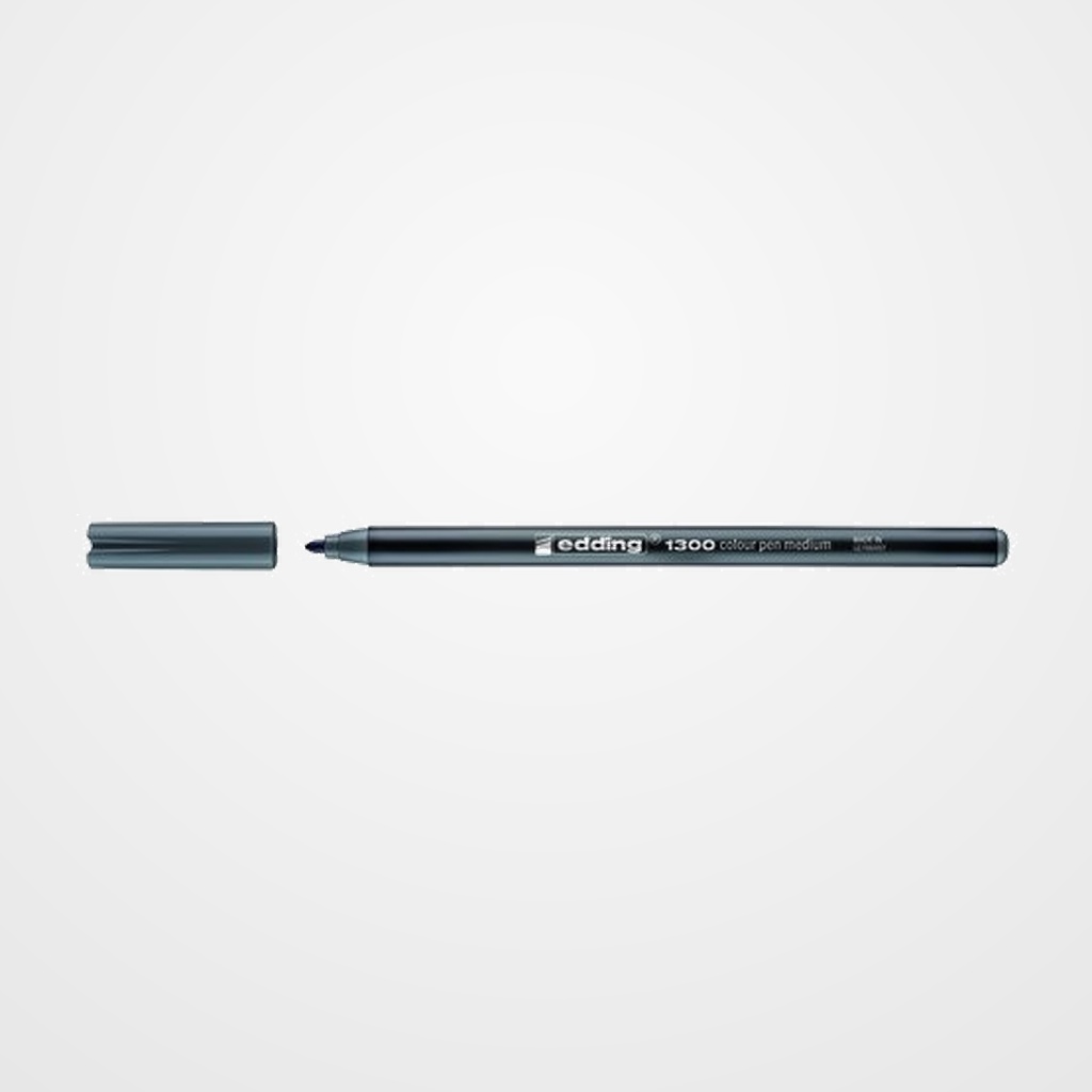 ROTULADOR FIBRA EDDING 1300  GRIS