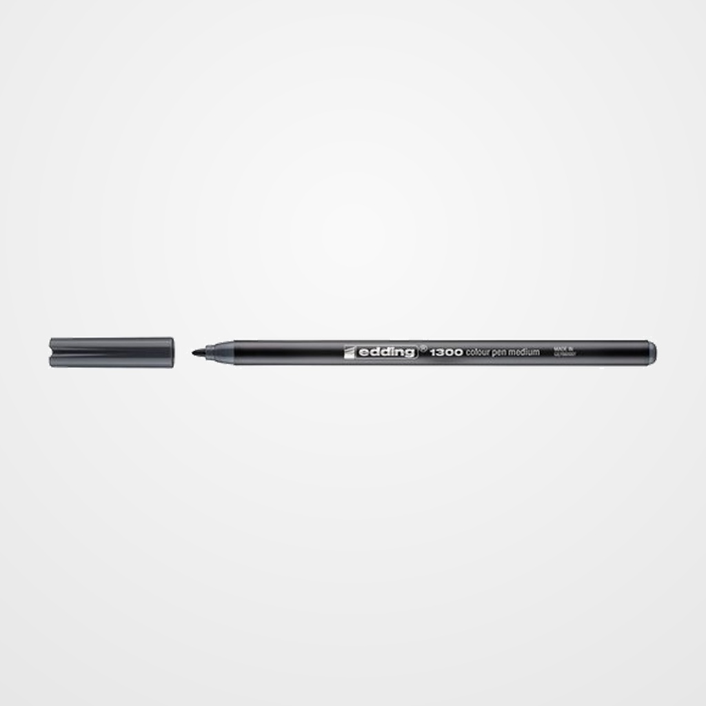 ROTULADOR FIBRA EDDING 1300  GRIS OSCURO