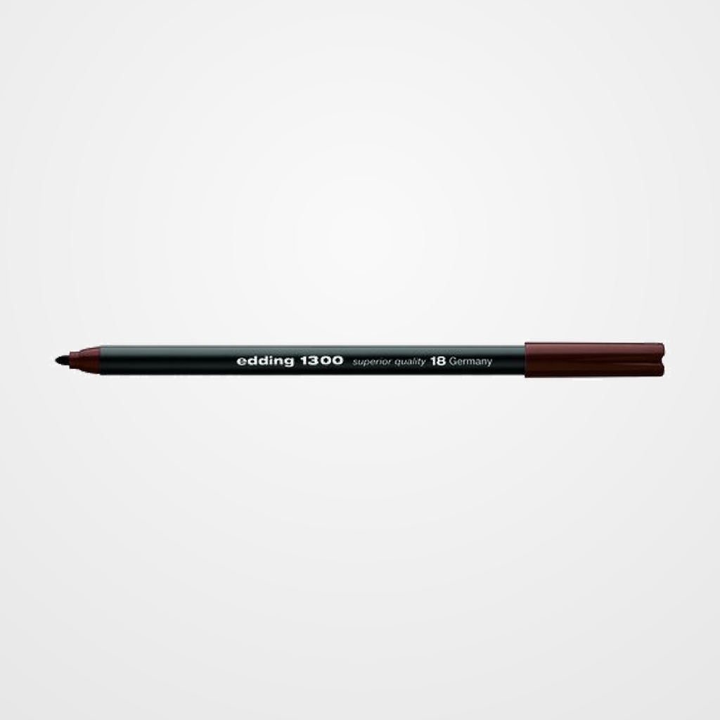 ROTULADOR FIBRA EDDING 1300  MARRON OSCURO