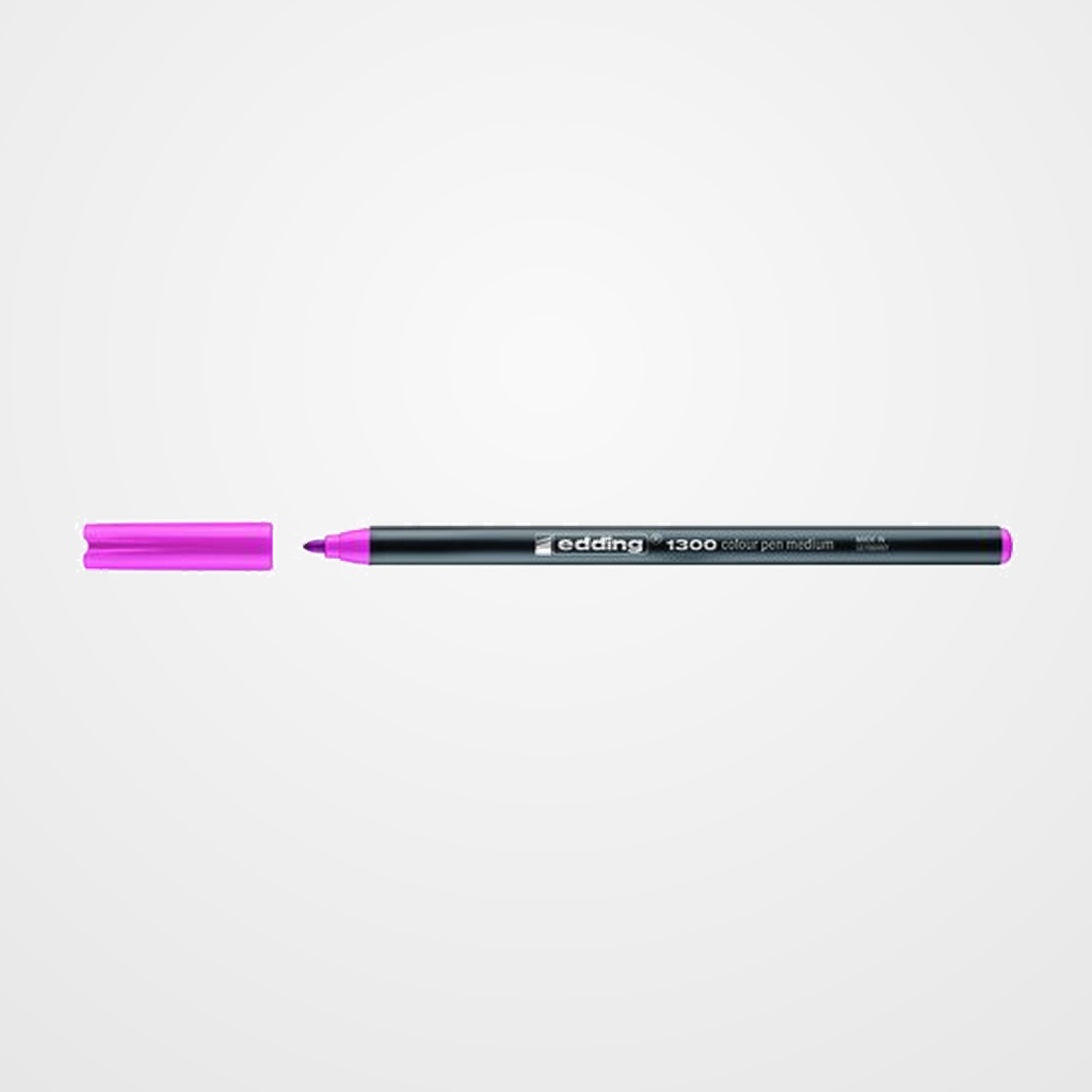 ROTULADOR FIBRA EDDING 1300  ROSA
