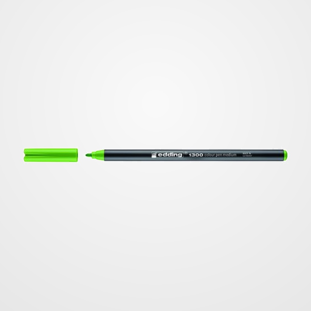 ROTULADOR FIBRA EDDING 1300  VERDE CLARO