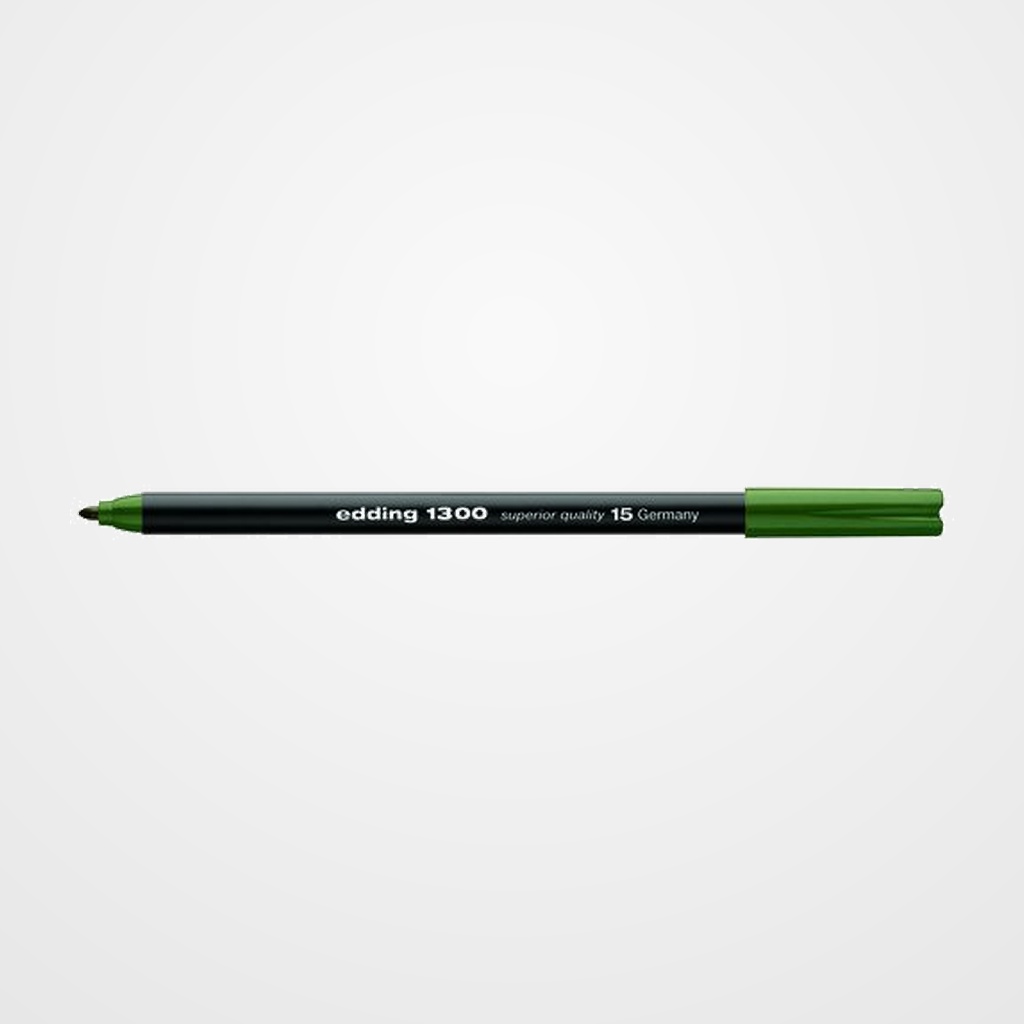 ROTULADOR FIBRA EDDING 1300  VERDE OLIVA