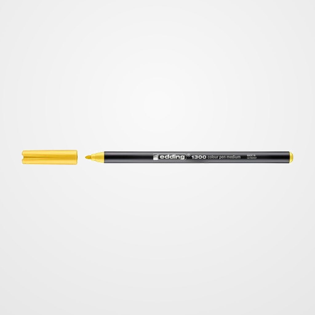 ROTULADOR FIBRA EDDING 1300 AMARILLO BRILLANTE