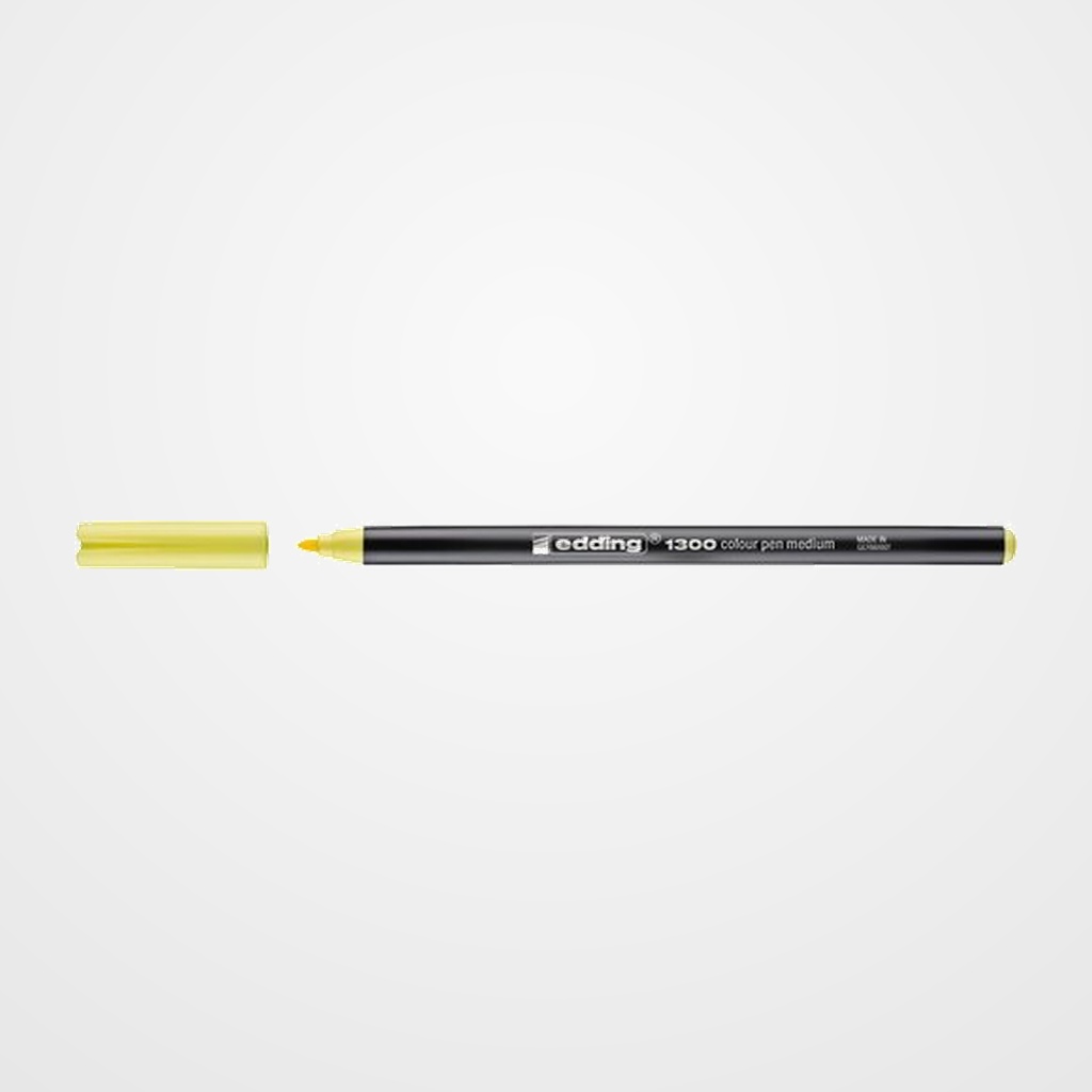 ROTULADOR FIBRA EDDING 1300 AMARILLO LIMON