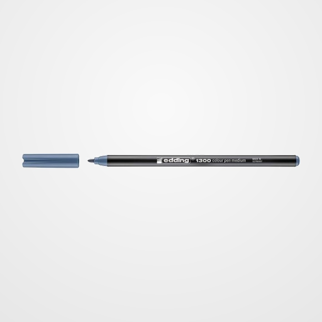 ROTULADOR FIBRA EDDING 1300 GRIS AZULADO