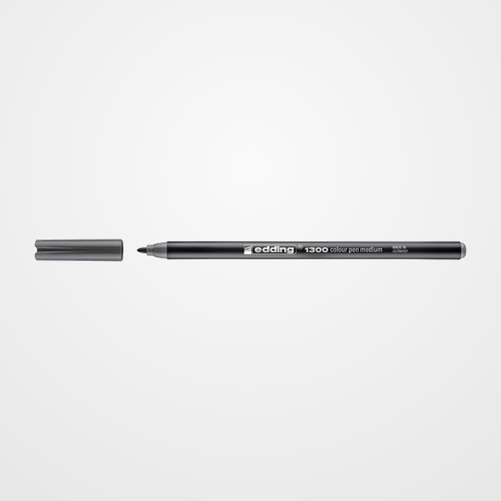 ROTULADOR FIBRA EDDING 1300 GRIS CASTAÑO