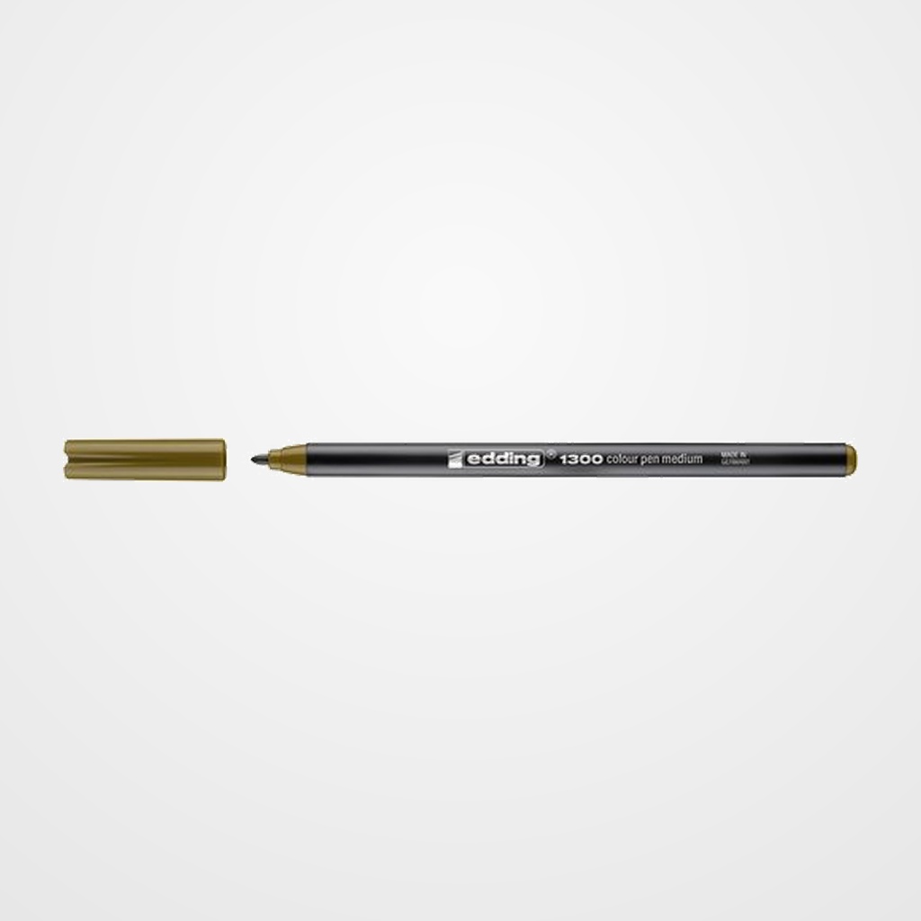 ROTULADOR FIBRA EDDING 1300 MARRON OLIVA