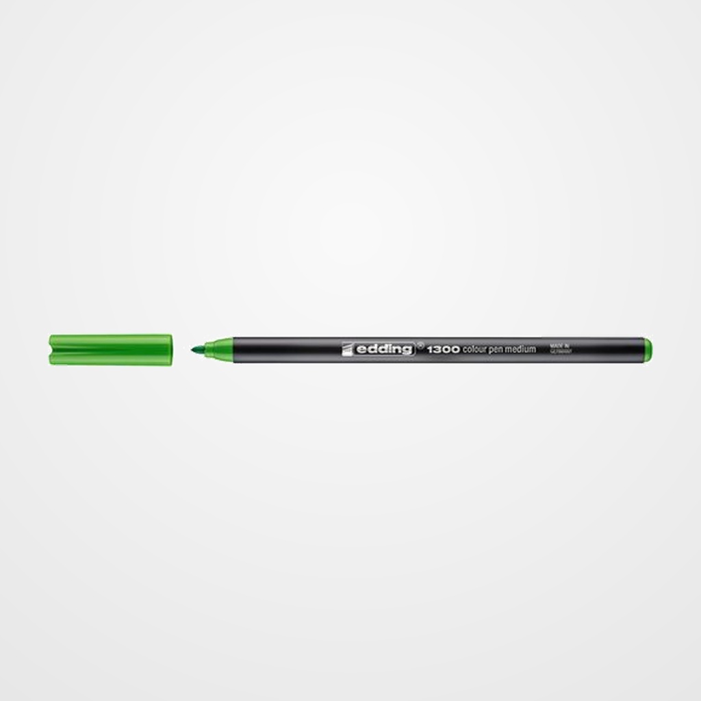 ROTULADOR FIBRA EDDING 1300 VERDE HOJA
