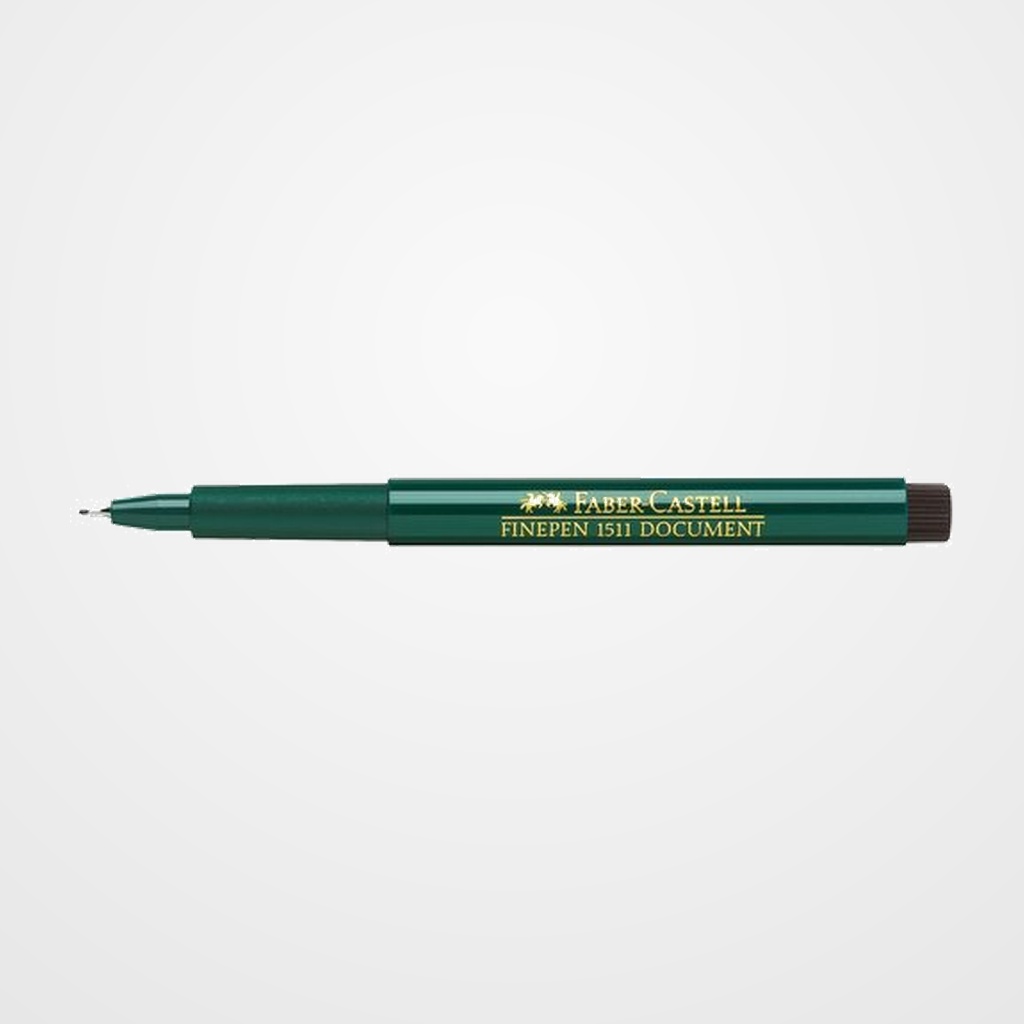 ROTULADOR FIBRA FABER-CASTELL FINEPEN 1511 NEGRO
