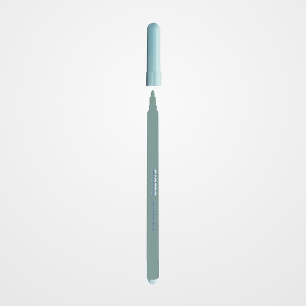 ROTULADOR FIBRA GIOTTO TURBO COLOR   GRIS