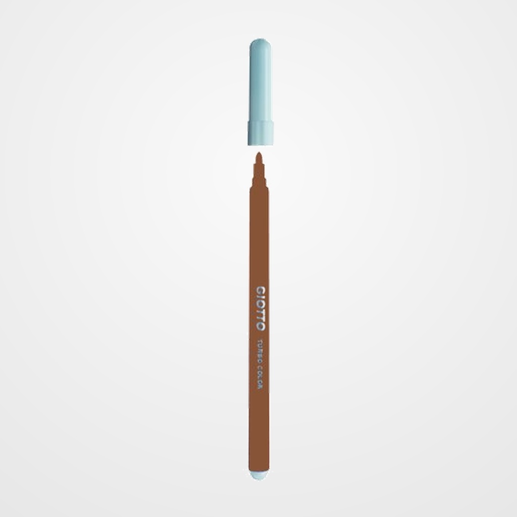 ROTULADOR FIBRA GIOTTO TURBO COLOR   MARRON