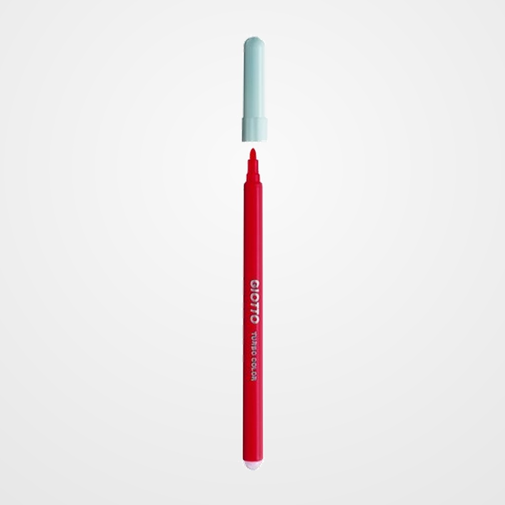 ROTULADOR FIBRA GIOTTO TURBO COLOR   ROJO