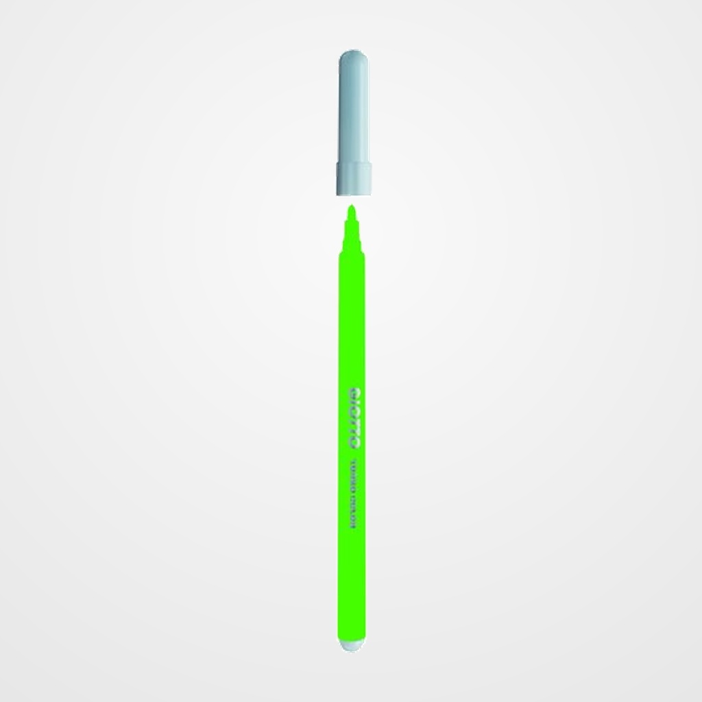 ROTULADOR FIBRA GIOTTO TURBO COLOR   VERDE CLARO