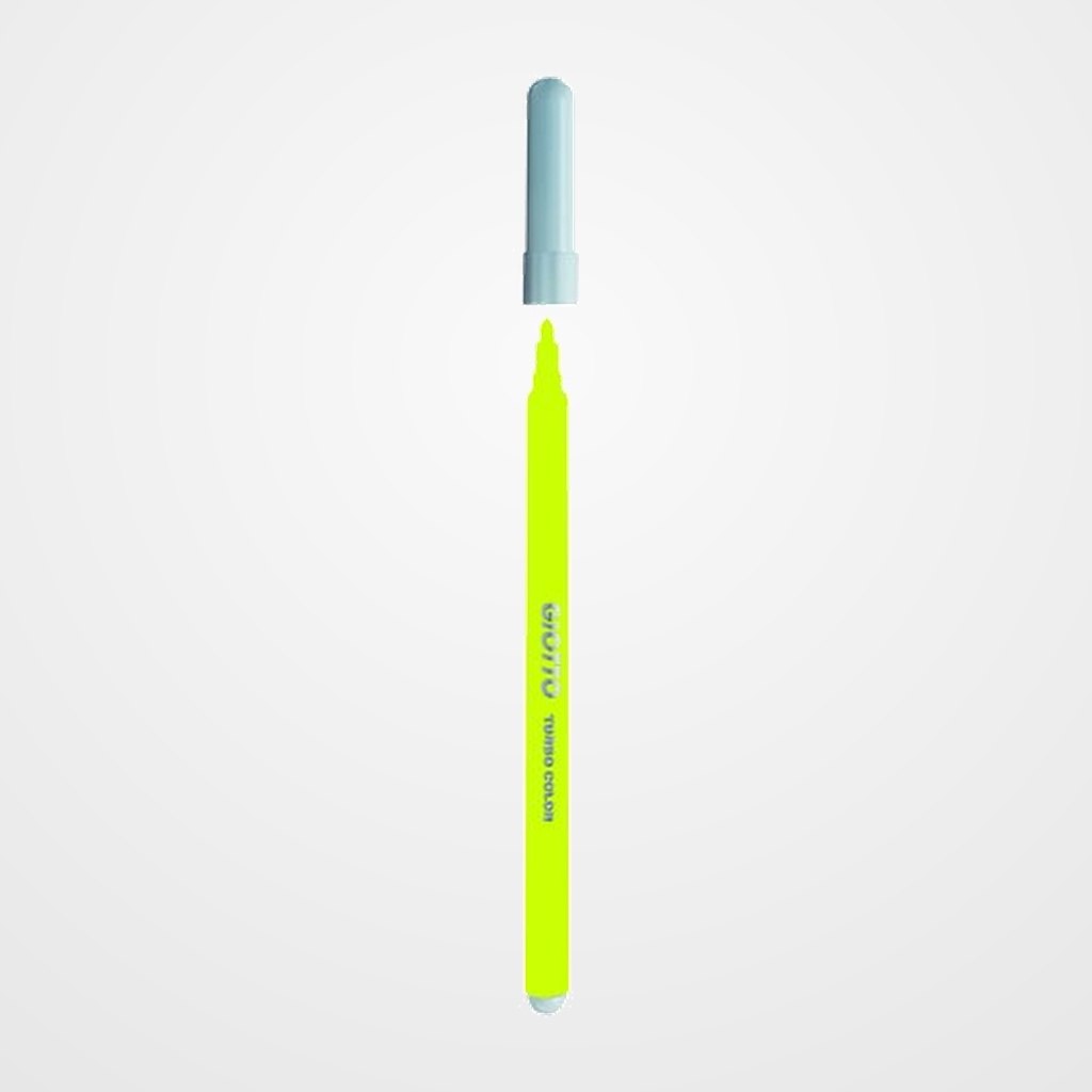 ROTULADOR FIBRA GIOTTO TURBO COLOR AMARILLO