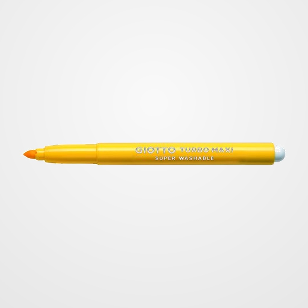 ROTULADOR FIBRA GIOTTO TURBO MAXI   AMARILLO