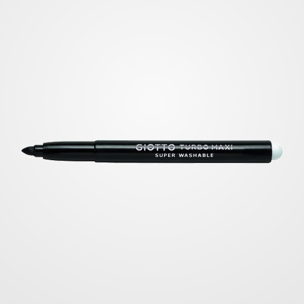 ROTULADOR FIBRA GIOTTO TURBO MAXI   NEGRO
