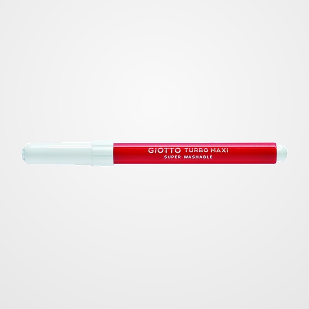 ROTULADOR FIBRA GIOTTO TURBO MAXI   ROJO