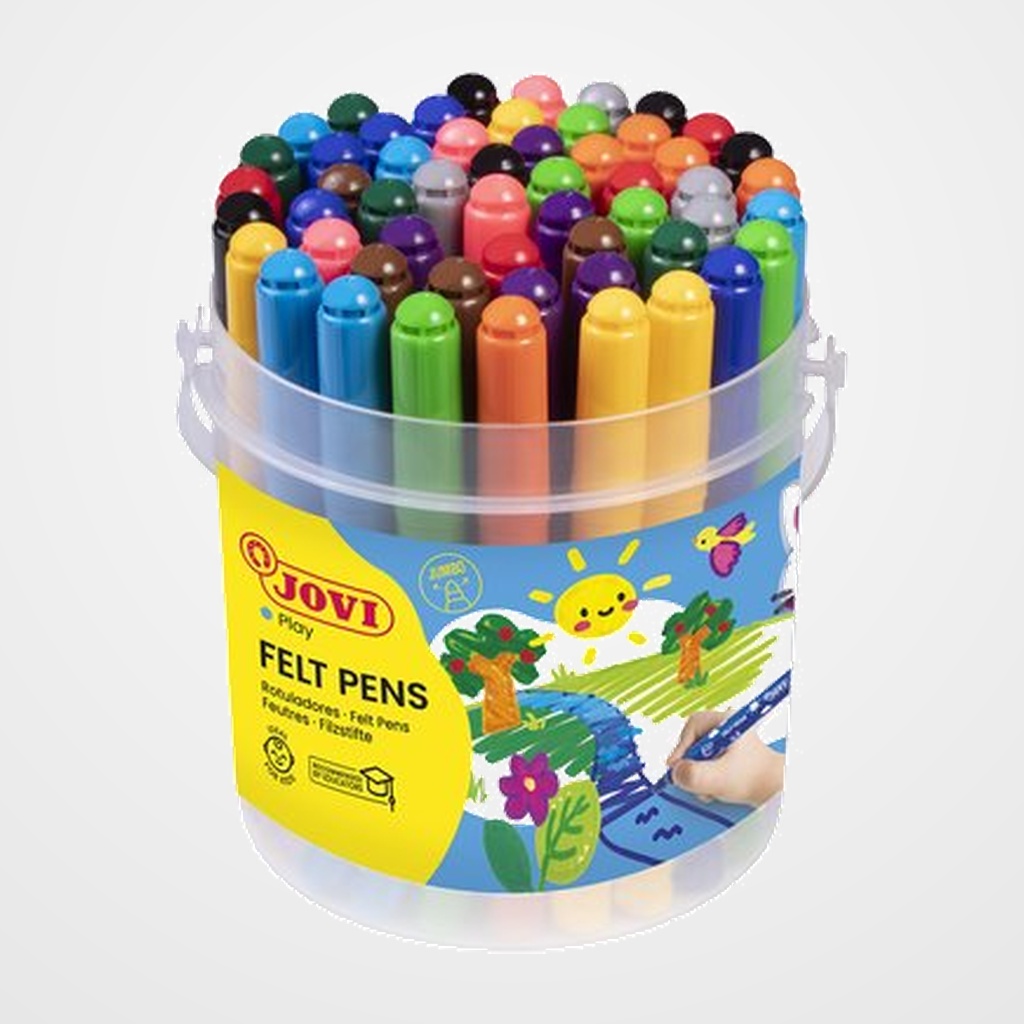 ROTULADOR FIBRA JOVI MAXI BOTE de 48