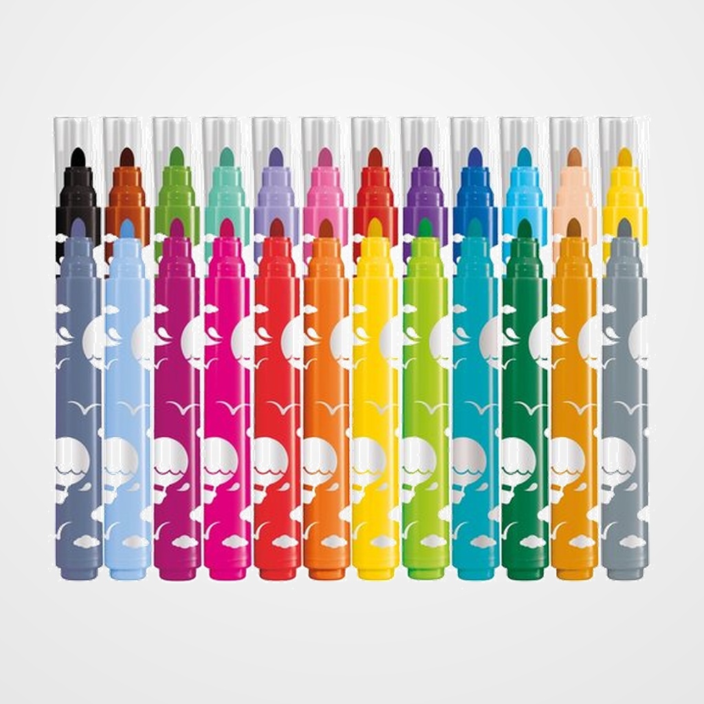 ROTULADOR FIBRA MAPED COLOR´PEPS EARLY AGE JUMBO ESTUCHE de 24