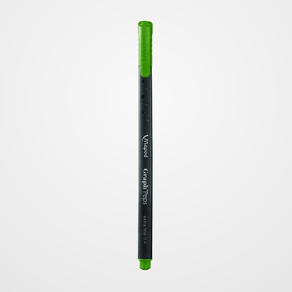 ROTULADOR FIBRA MAPED GRAPH PEPS JUNGLE GREEN