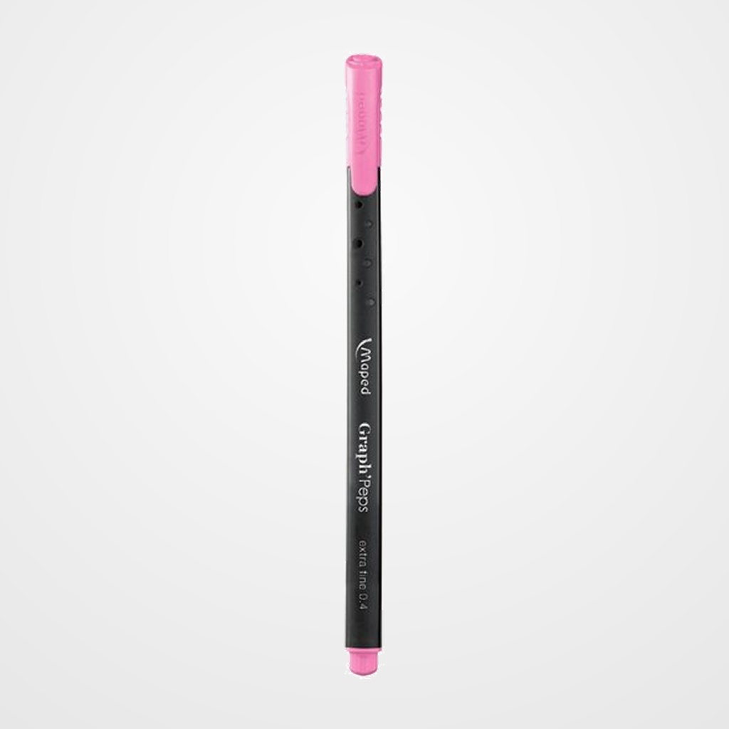 ROTULADOR FIBRA MAPED GRAPH PEPS ROSA LOVELY