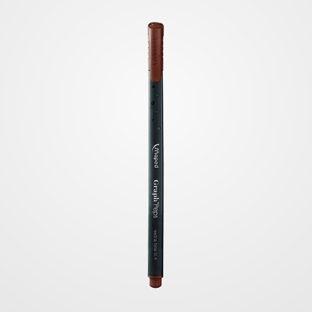 ROTULADOR FIBRA MAPED GRAPH PEPS WOODY BROWN