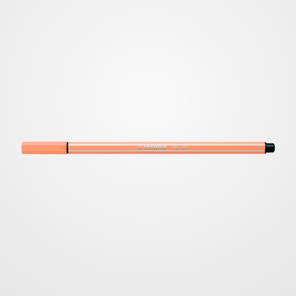 ROTULADOR FIBRA STABILO PEN 68  NARANJA CLARO