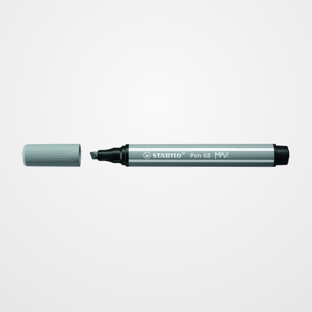 ROTULADOR FIBRA STABILO PEN 68 MAX GRIS MEDIO