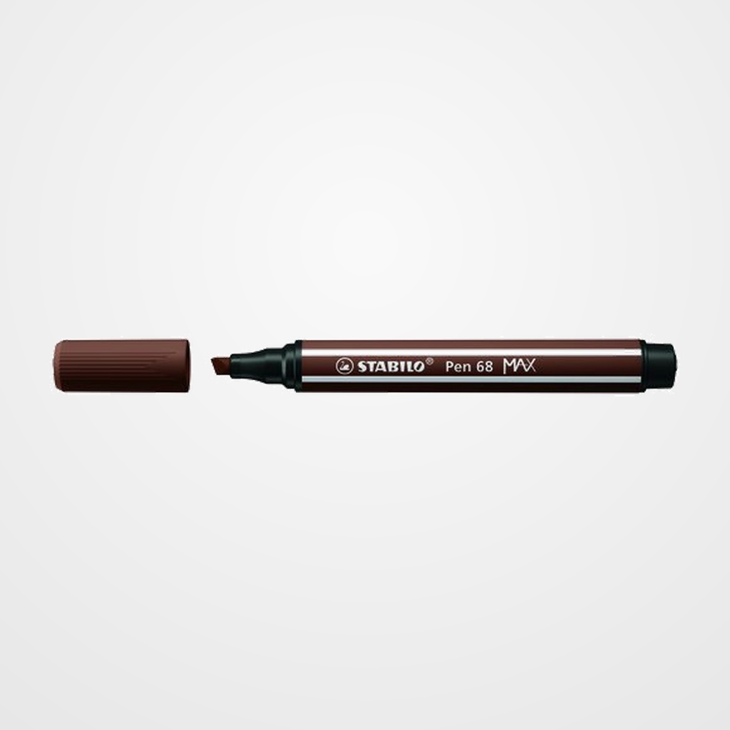 ROTULADOR FIBRA STABILO PEN 68 MAX MARRON