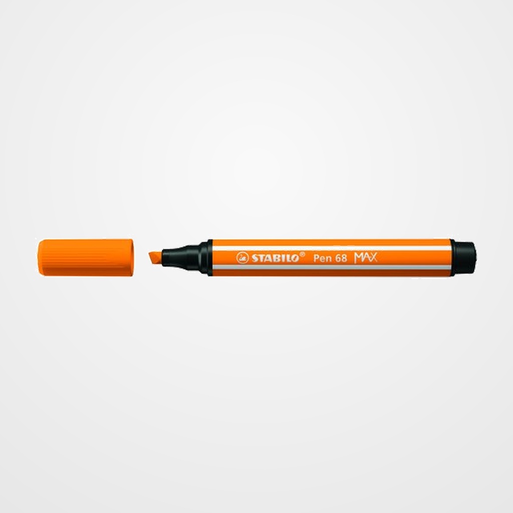 ROTULADOR FIBRA STABILO PEN 68 MAX NARANJA