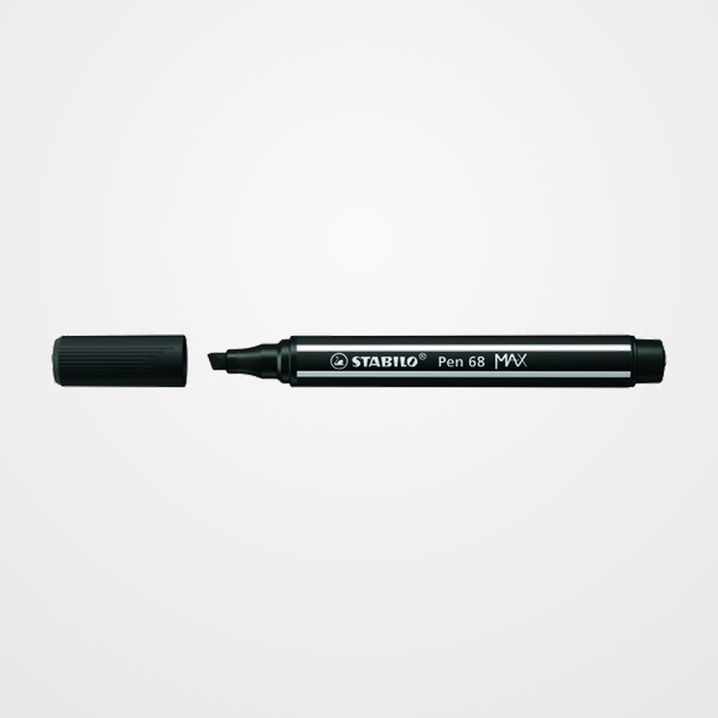 ROTULADOR FIBRA STABILO PEN 68 MAX NEGRO