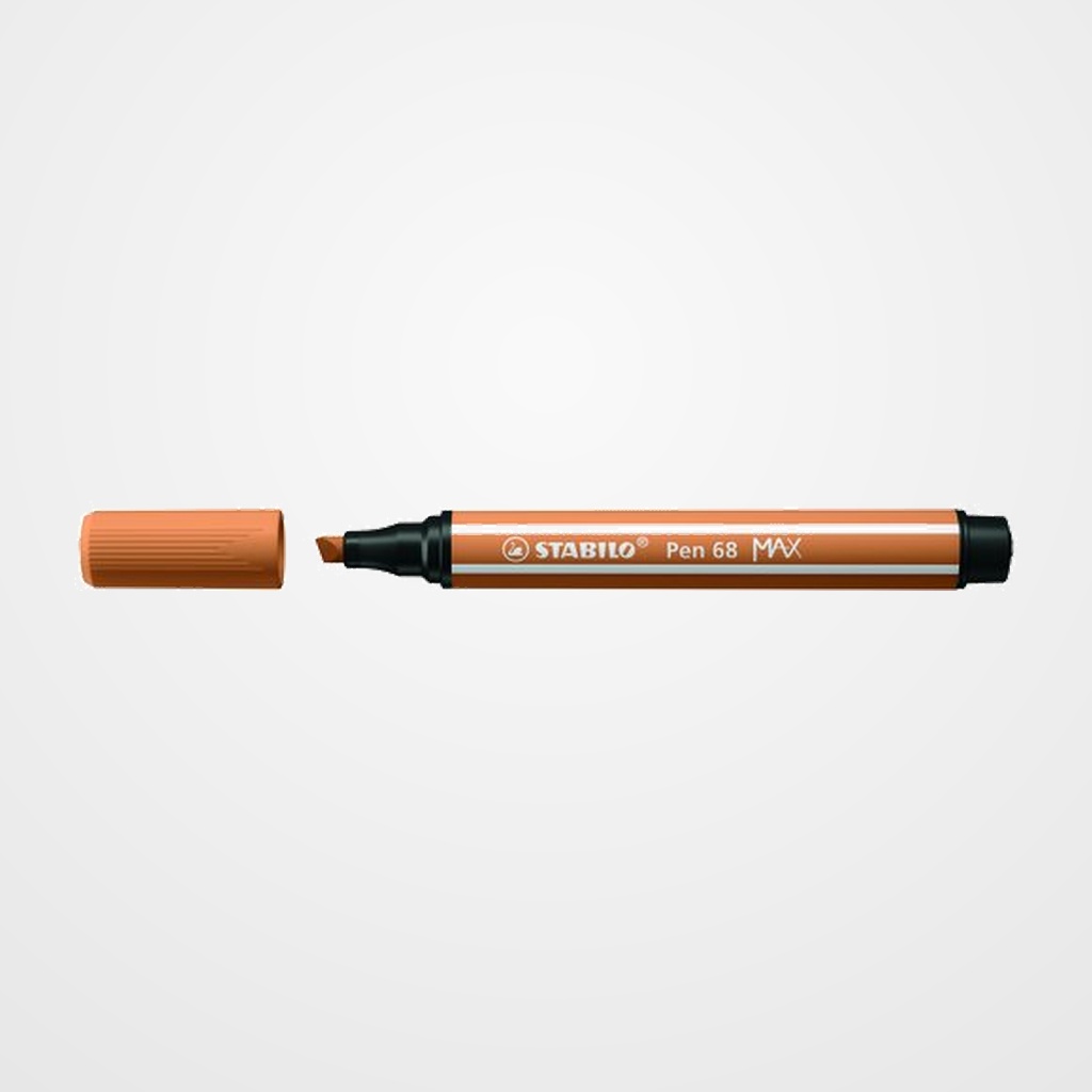 ROTULADOR FIBRA STABILO PEN 68 MAX OCRE OSCURO