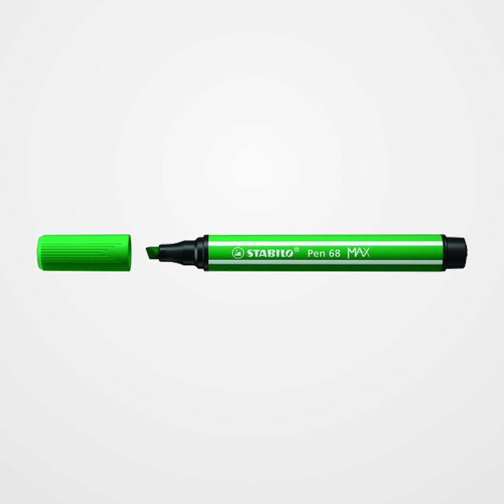 ROTULADOR FIBRA STABILO PEN 68 MAX VERDE