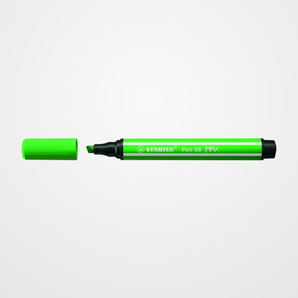 ROTULADOR FIBRA STABILO PEN 68 MAX VERDE HOJA