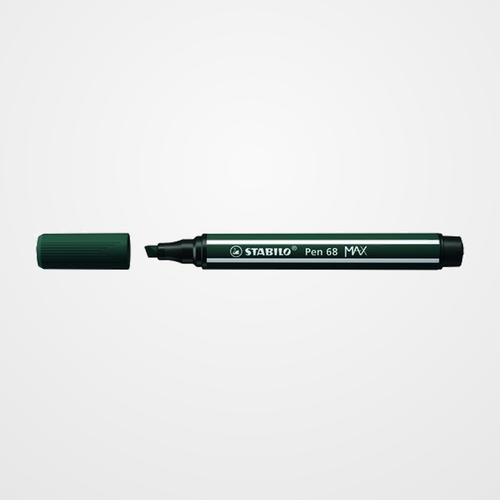 ROTULADOR FIBRA STABILO PEN 68 MAX VERDE TIERRA