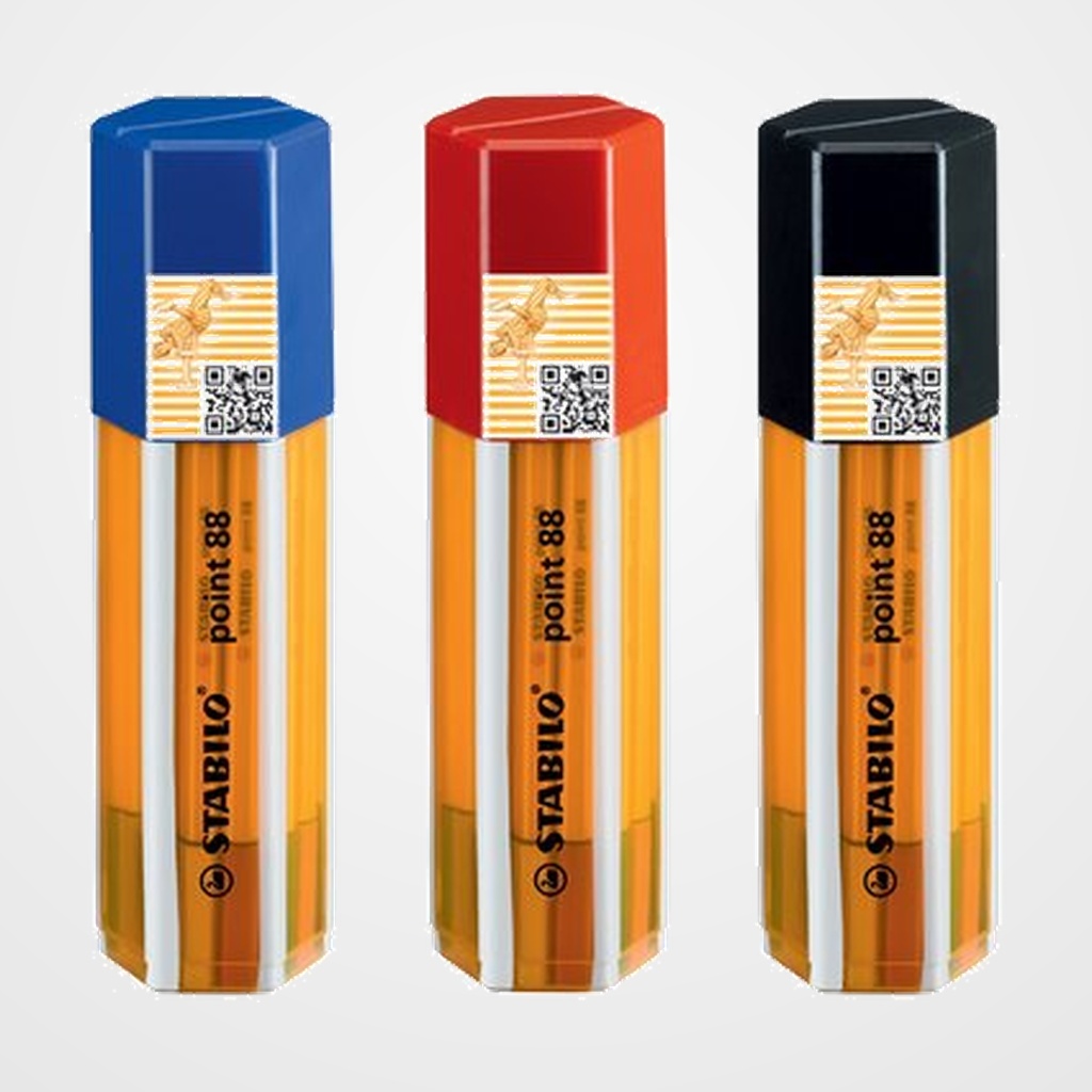 ROTULADOR FIBRA STABILO POINT 88 ESTUCHE de 20 BIG POINT BOX