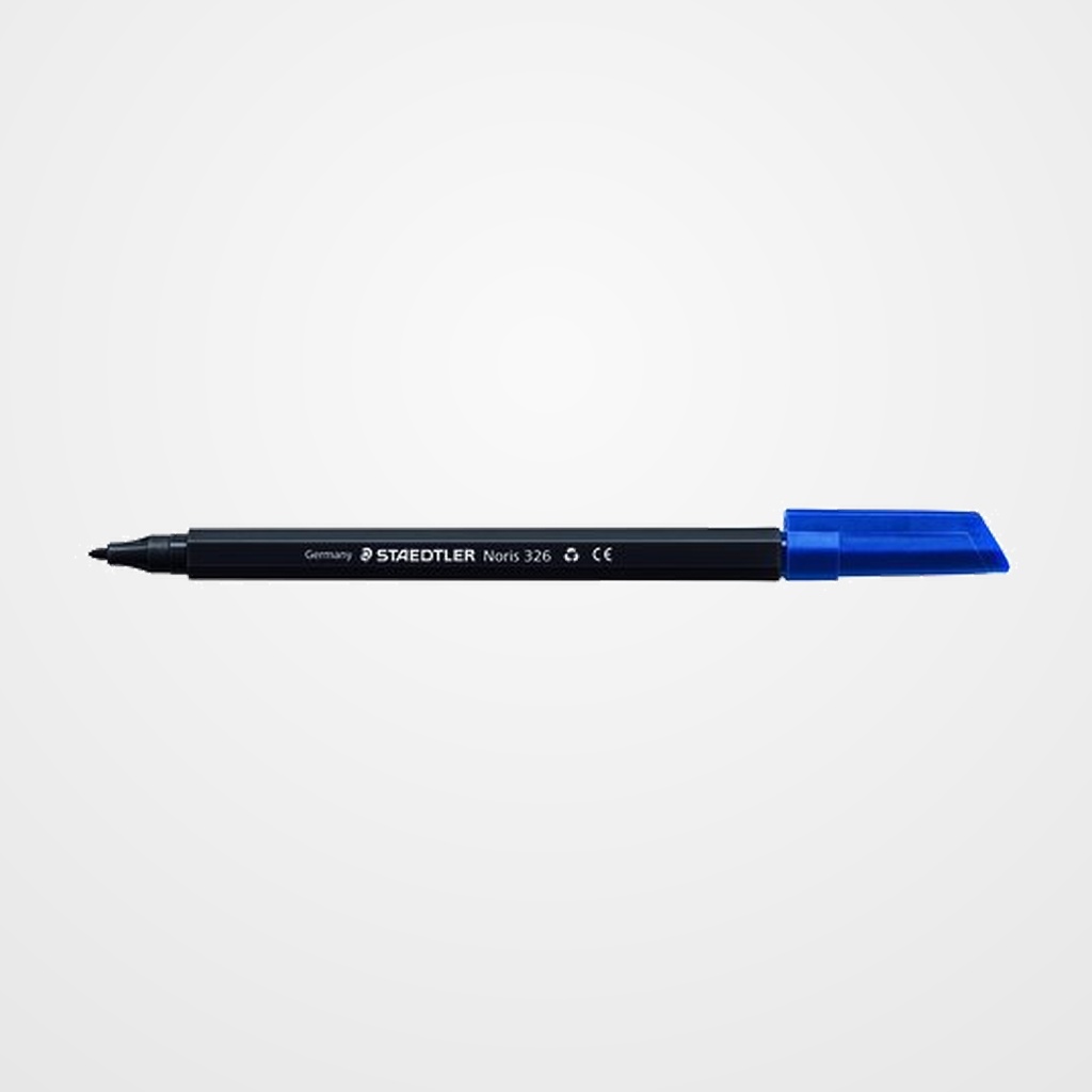 ROTULADOR FIBRA STAEDTLER  326 NORIS CLUB NEGRO