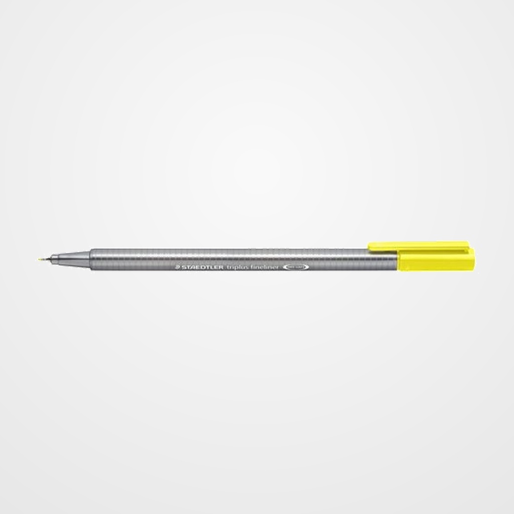 ROTULADOR FIBRA STAEDTLER  334 TRIPLUS FINELINER   AMARILLO PALIDO