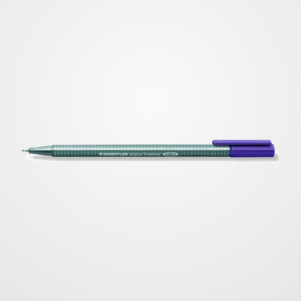 ROTULADOR FIBRA STAEDTLER  334 TRIPLUS FINELINER   VIOLETA ROJIZO